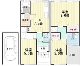 西ノ京冷泉町　中古一戸建ての画像